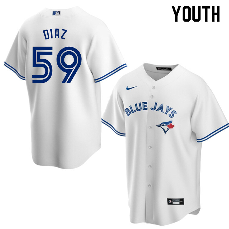 Nike Youth #59 Yennsy Diaz Toronto Blue Jays Baseball Jerseys Sale-White
